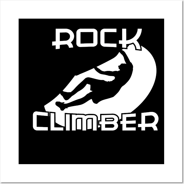 Rock Climber Wall Art by ArtisticRaccoon